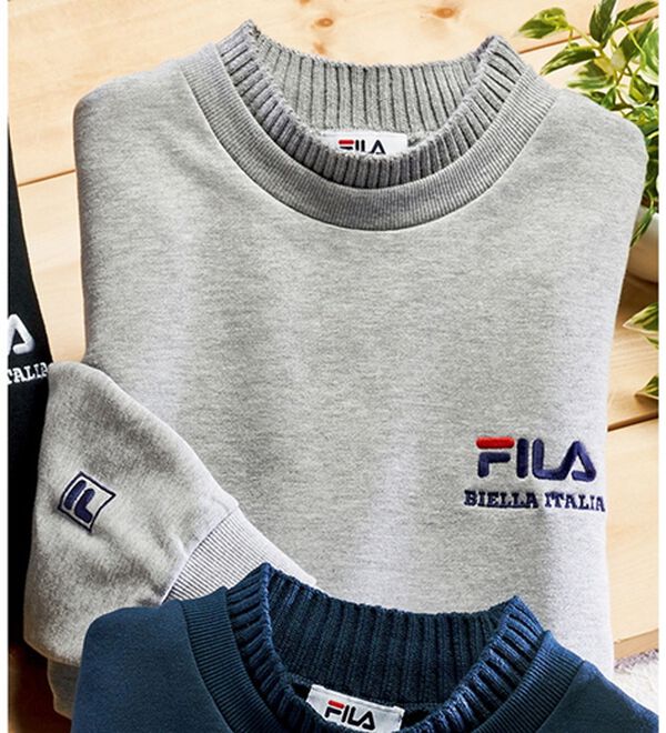 HTH × FILA トレーナー　フリー　ライトブルー HTH × FILA トレーナー フリー ライトブルー - メルカリ