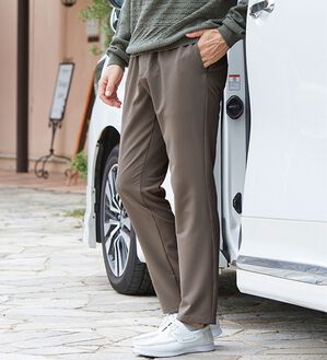 「【２本組】座って快適！ドライバーズパンツ（メンズフルレングスパンツ）」｜詳細画像