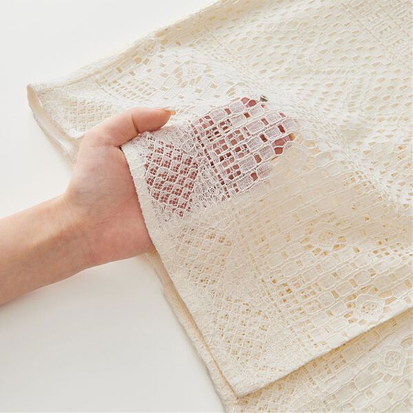 RANAN（ラナン）の「幾何レースジャケット（シャツ）」｜詳細画像