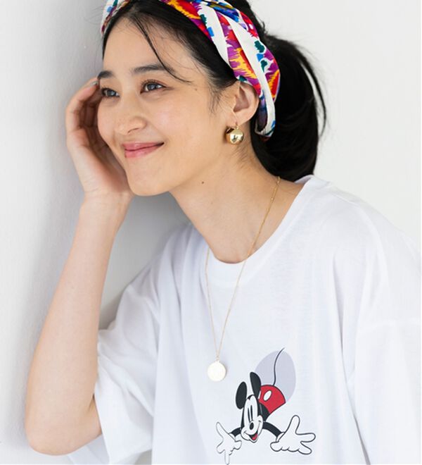BELLUNA（ベルーナ）の「＜Ｄｉｓｎｅｙ＞綿混素材ゆるっとＴシャツ（カットソー）」｜詳細画像
