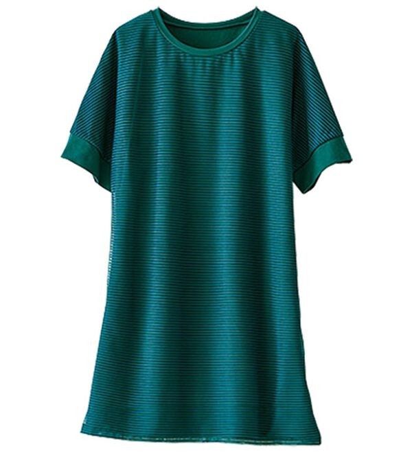 BELLUNA（ベルーナ）の「ボーダーチュール重ねチュニック（チュニック）」｜詳細画像