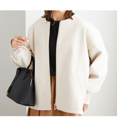 altima/アルティマ 飲ま SUPER140S WOOL WIDE BLOUSON 
