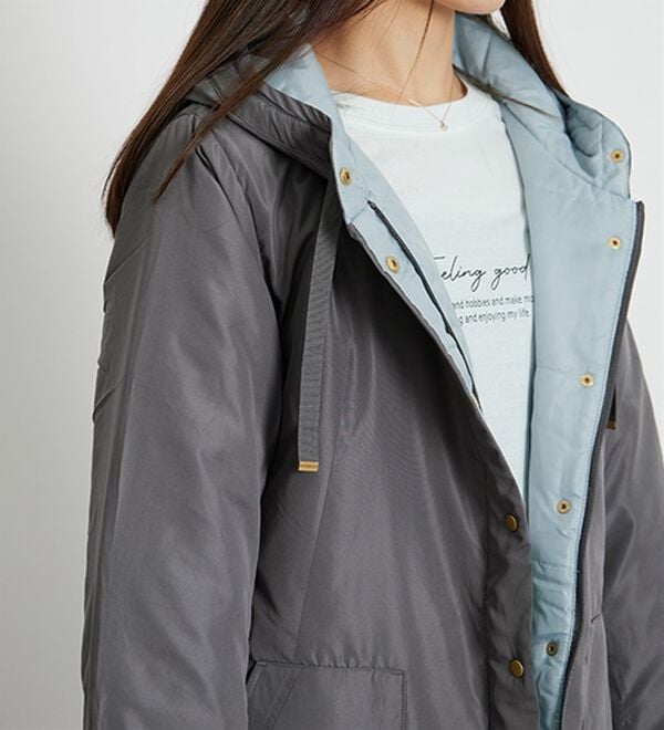 BELLUNA（ベルーナ）の「【Ａｉｒｙ＆Ｗａｒｍ】エアリーライトウォームコート（ハーフコート）」｜詳細画像