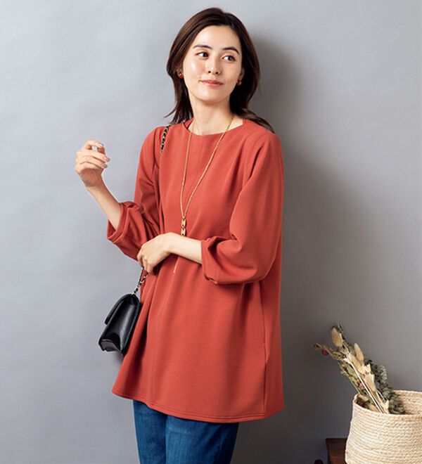 ナタデここな　ブルー実生➕BB錦 4色組】程よくきちんと＊新感覚プルオーバー - ベルーナ【公式】