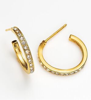 ルフラン（ルフラン）の「１８金ポストピアス（イヤリング・ピアス）」｜クリスタルフープ