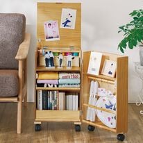 「推しをこっそり応援する推し活ワゴン（キャビネット）」