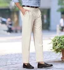 「【３本組】＜ダンロップ・リファインド＞綿タッチアクティブチノパンツ（メンズフルレングスパンツ）」