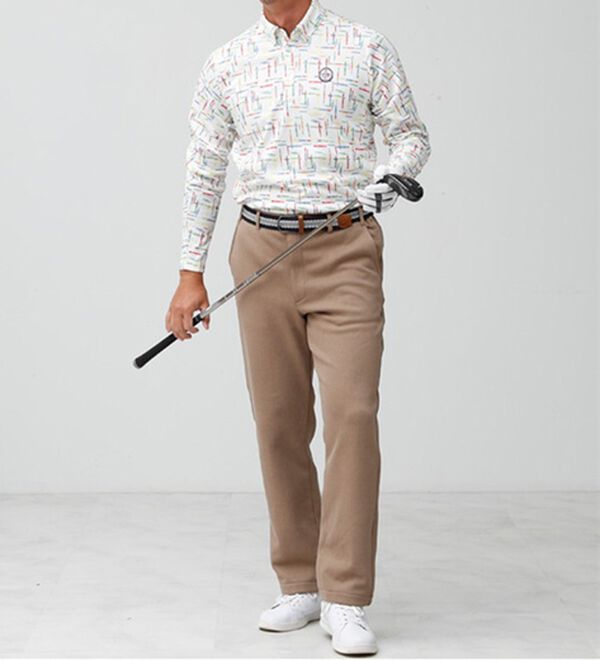 「＜コムルヴァン・オム＞お父さんの裏シャギー７得パンツ（メンズフルレングスパンツ）」｜詳細画像