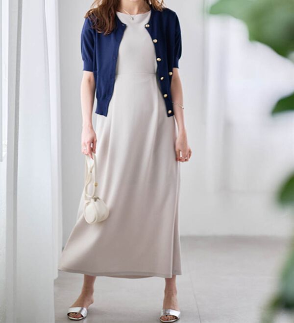 RANAN（ラナン）の「上品見えバックギャザーワンピース（その他ワンピース）」｜詳細画像