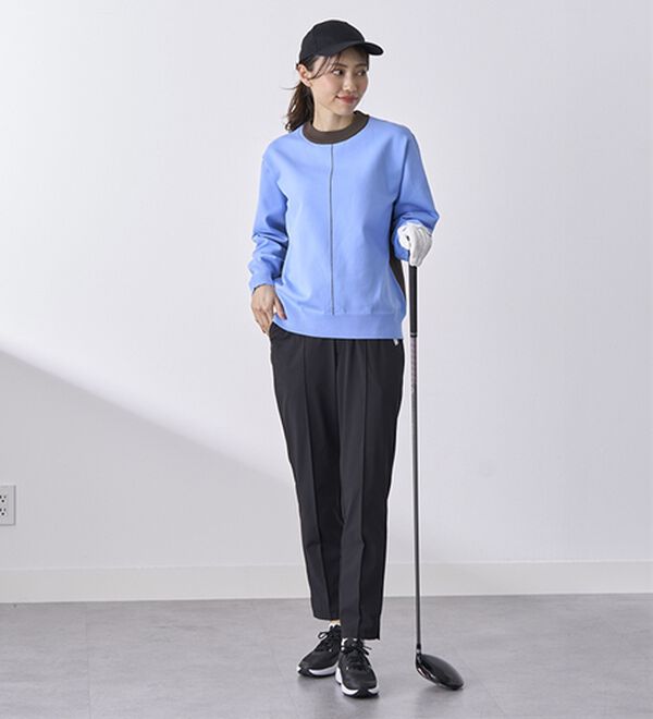 BELLUNA（ベルーナ）の「配色ラインニットプルオーバー（ニット・セーター）」｜詳細画像