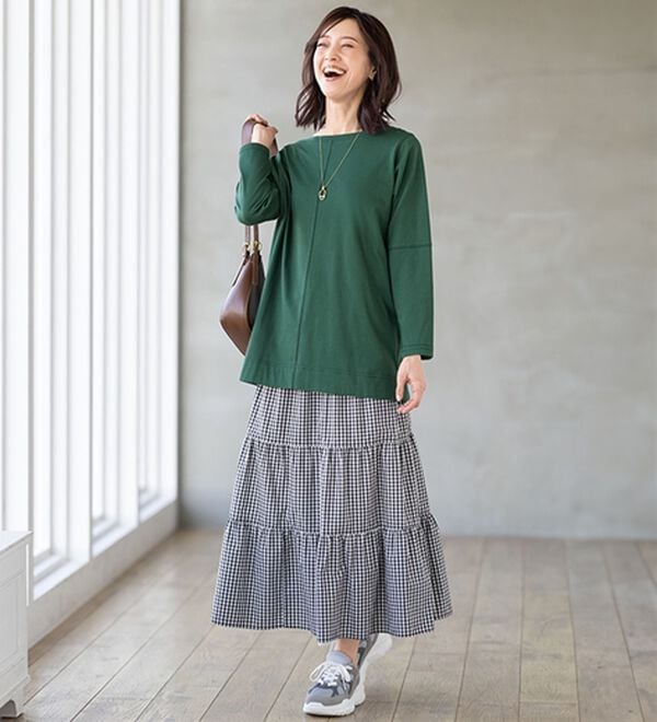ルフラン（ルフラン）の「【４色組】もう汗らない！ステッチＴシャツ（Tシャツ）」｜詳細画像