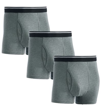 「【３枚組】ズボンにシミを作らないパンツ同色３枚組（メンズ尿漏れパンツ）」