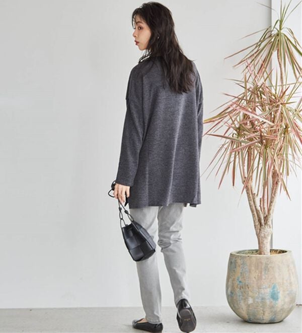 RANAN（ラナン）の「レイヤード風ニットソーチュニック（チュニック）」｜詳細画像