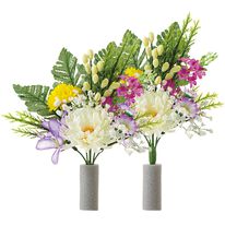 「お花屋さんが考えたミニモダン仏花　２束セット（仏壇・仏具）」
