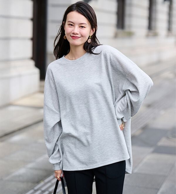 RANAN（ラナン）の「オーバーサイズスウェットＴ（カットソー）」｜詳細画像