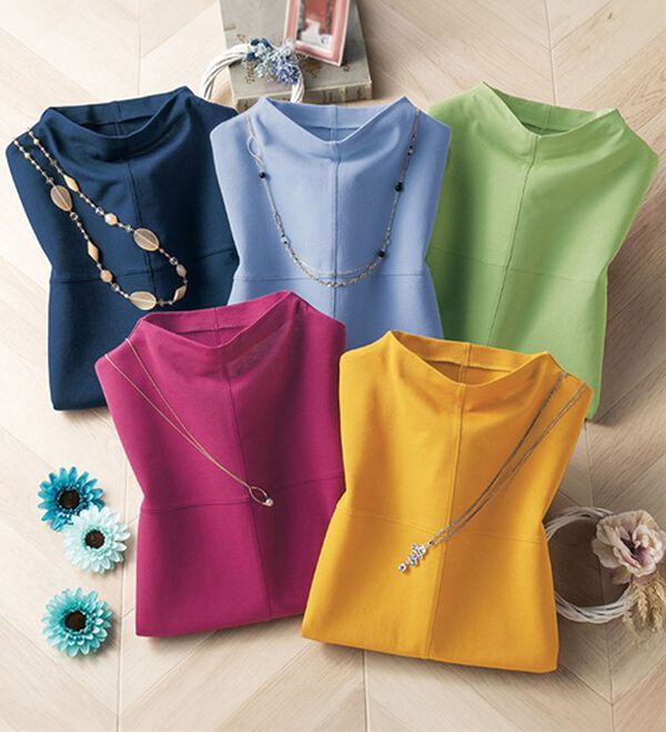 ルフラン（ルフラン）の「お茶の加工で安心大人のチュニック（チュニック）」｜詳細画像