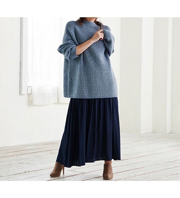 RANAN（ラナン）の「ふんわり！あぜ編ニットプルオーバー（ニット・セーター）」｜詳細画像