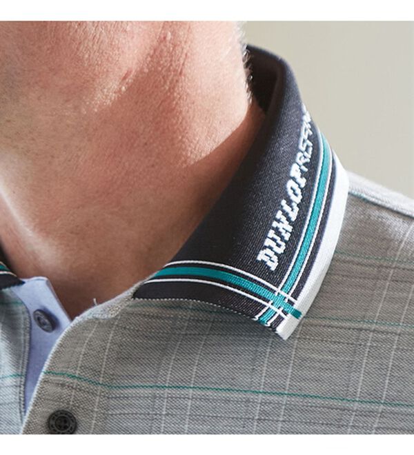 「＜ダンロップ・リファインド＞ＩＺＵＭＯ　ＢＲＡＮＤ　５分袖ポロシャツ（メンズポロシャツ）」｜詳細画像