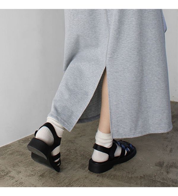 GeeRA（ジーラ）の「ミックス見えリブ素材ワンピ＆カーディガン（アンサンブル）」｜詳細画像