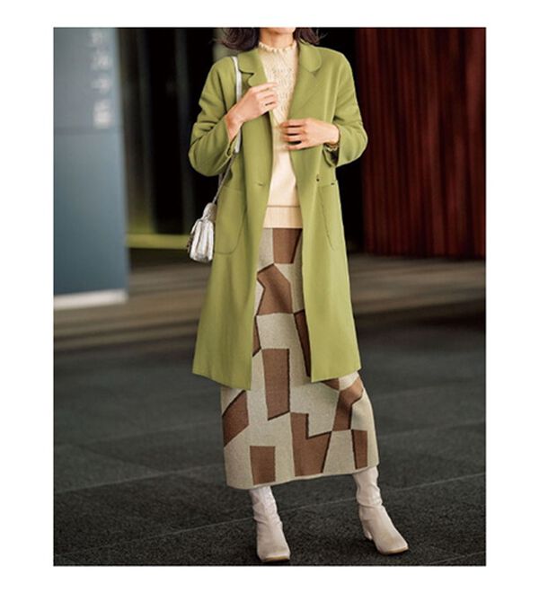 BELLUNA（ベルーナ）の「ウール調ロング丈チェスターコート（ロングコート）」｜詳細画像