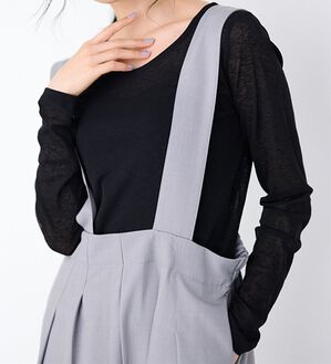 RANAN（ラナン）の「レディシルエットシアートップス（カットソー）」｜詳細画像