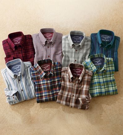 「＜バイロフト（Ｒ）＞カシミヤタッチネルシャツ（メンズシャツ）」