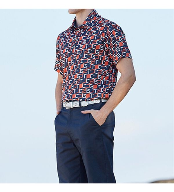 「【２色組】＜トランスコンチネンツ＞グーンと動ける立体裁断ポロシャツ（メンズシャツ）」｜詳細画像