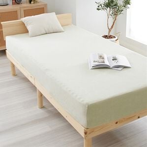 iellio（イエリオ）の「タオル地綿１００％フィットシーツ＜ベッドシーツ・敷布団カバー・ボックスシーツ・のびのび・ぴったり＞（敷布団カバー・シーツ）」｜グレー