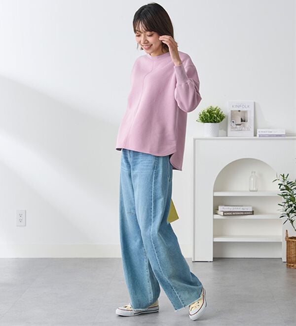 BELLUNA（ベルーナ）の「あったかキレイ！大人のこだわりトレーナー（トレーナー・スウェット）」｜詳細画像