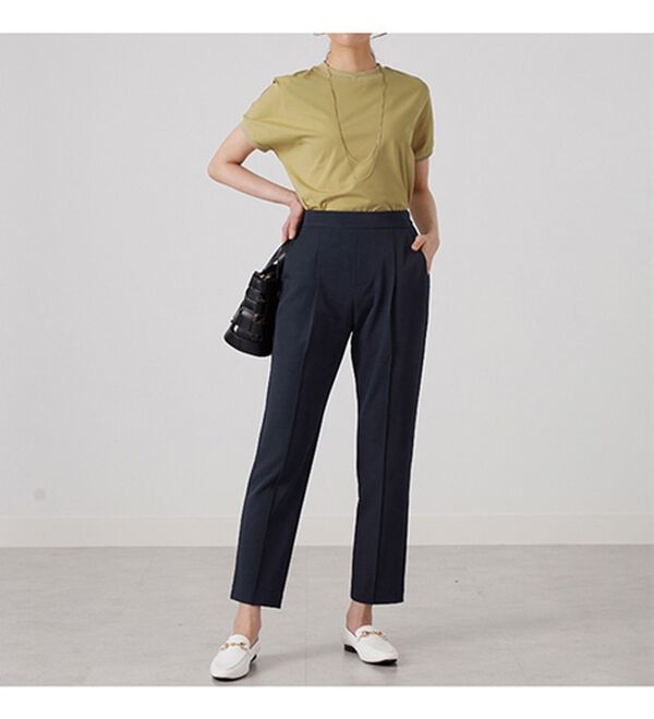 BELLUNA（ベルーナ）の「冷感キレイ見え！美脚テーパードパンツ（テーパードパンツ）」｜詳細画像