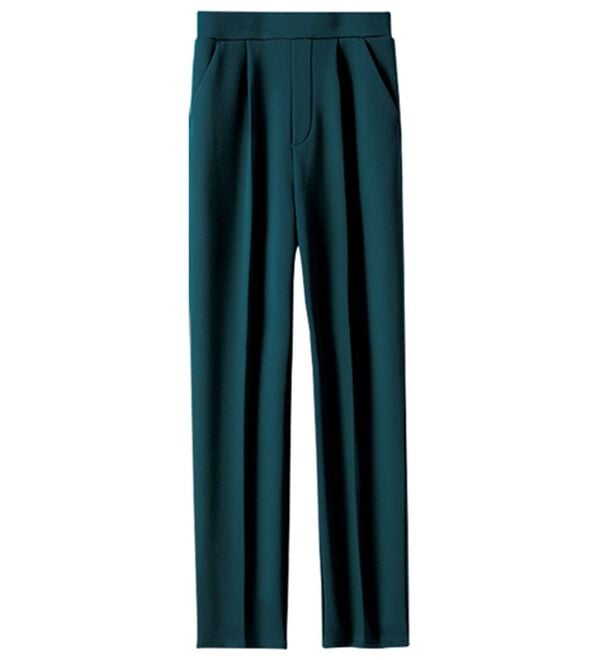 BELLUNA（ベルーナ）の「裏起毛ジョーゼット素材テーパードパンツ（テーパードパンツ）」｜詳細画像