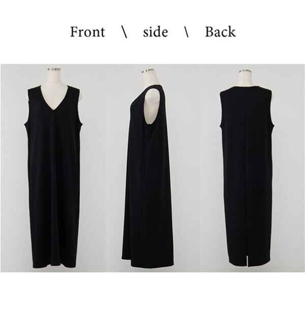 BELLUNA（ベルーナ）の「【選べる丈】シュッと体型カバー！ジャストフィットらくらくジャンパースカート（ジャンパースカート）」｜詳細画像