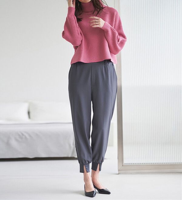 RANAN（ラナン）の「【２点セット】ニットワンピースアンサンブル（ニットワンピース）」｜詳細画像