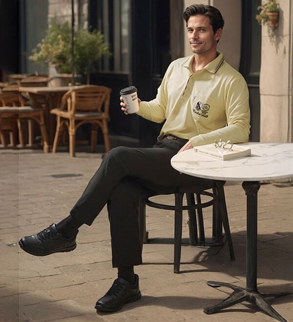 「＜Ｂｅ　ＣＨＡＮＣＥ＞着心地快適　ブランドデザインポロシャツ（メンズポロシャツ）」｜詳細画像