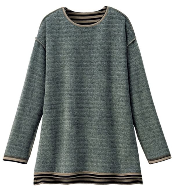 ルフラン（ルフラン）の「【４色組】毎日の主役！裏ファープルオーバー（カットソー）」｜詳細画像