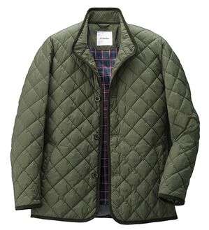 「＜ゴールデンベア＞ウォッシャブルキルティングジャケット（メンズジャケット）」｜カーキ