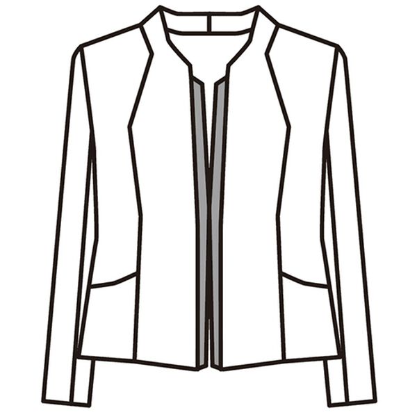 BELLUNA（ベルーナ）の「北陸幾何柄ジャカード素材ワンピースアンサンブル（ブラックフォーマル（喪服・礼服））」｜詳細画像