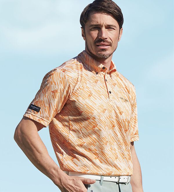 「＜トランスコンチネンツゴルフ＞ドライゴルフポロシャツ（メンズポロシャツ）」｜詳細画像