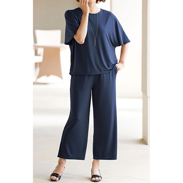 BELLUNA（ベルーナ）の「【２着組】ヒンヤリ冷感！イージーセットアップ（セットアップ）」｜詳細画像