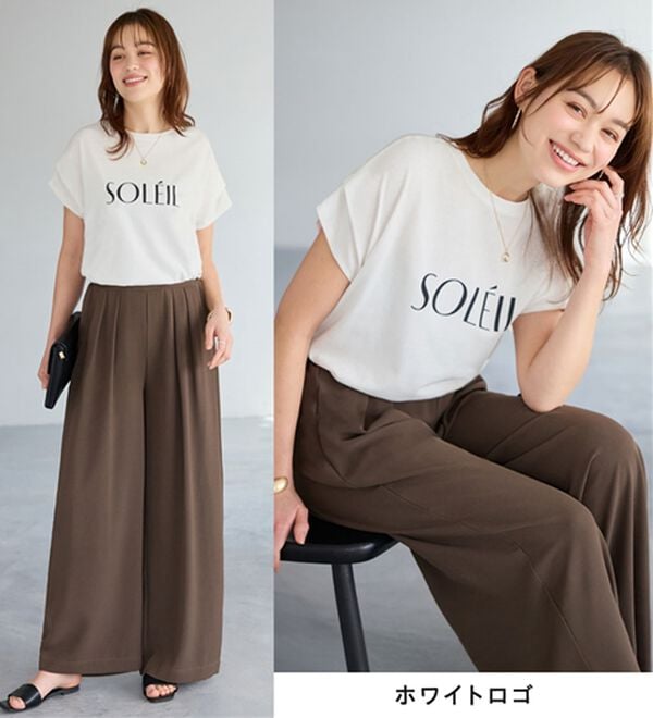 Viola e Viola（ヴィオラ エ ヴィオラ）の「脱普通！すっきり見え大人の上品Ｔシャツ（Tシャツ）」｜詳細画像