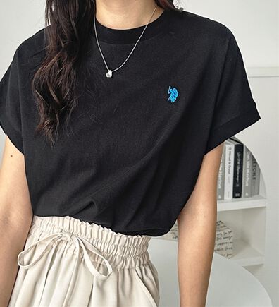 GeeRA（ジーラ）の「【新色追加】【ＵＳ．ＰＯＬＯ．ＡＳＳＮ】綿100％フレンチスリーブＴシャツ（Tシャツ）」
