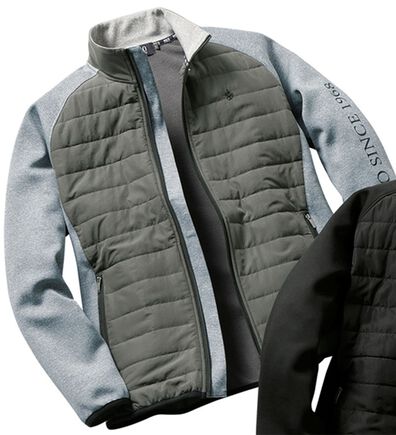 「＜ポロ・ビーシーエス＞キルト切替アクティブジャケット（メンズジャケット）」