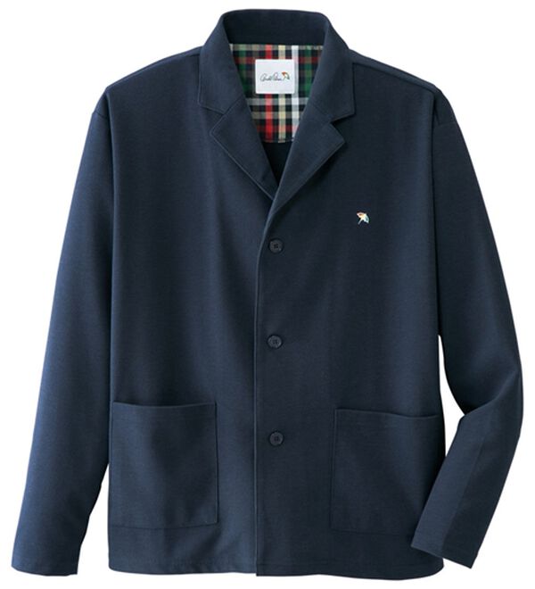 「＜アーノルド　パーマー＞ミラノリブカーディガンジャケット（メンズカーディガン）」｜ネイビー