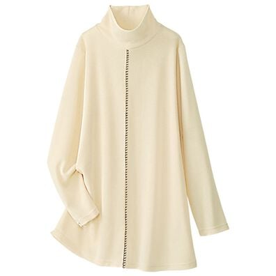 BELLUNA（ベルーナ）の「ステッチデザインハイネックチュニック（チュニック）」
