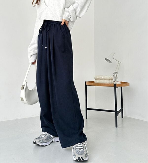 GeeRA（ジーラ）の「【体型カバー】上品なのにラクちんワイドパンツ（フルレングスパンツ）」｜詳細画像