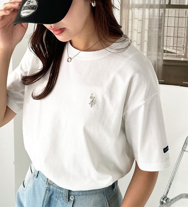 GeeRA（ジーラ）の「【Ｕ．Ｓ．　ＰＯＬＯ　ＡＳＳＮ．】カラーTシャツ（Tシャツ）」｜詳細画像