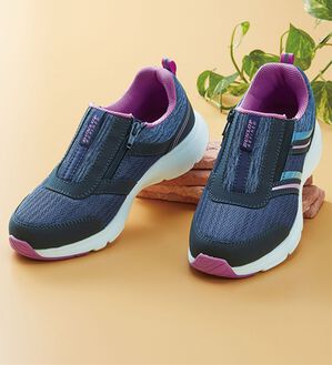 「ダンロップリファインド　軽量コンフォートスニーカー（スニーカー）」｜ネイビー