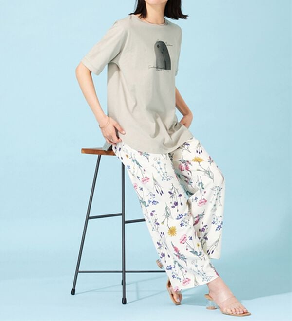 BELLUNA（ベルーナ）の「ヒンヤリ！着映えプリントプルオーバー（カットソー）」｜詳細画像