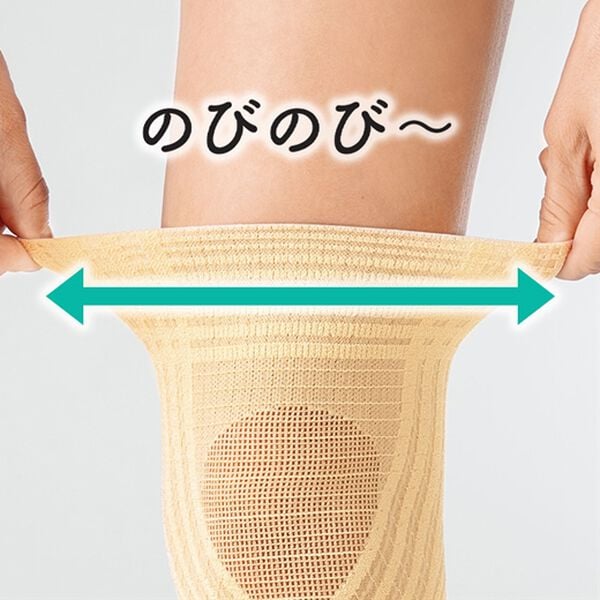 「薄くてムレにくい膝サポーター２枚組（その他下着・インナーウェア）」｜詳細画像