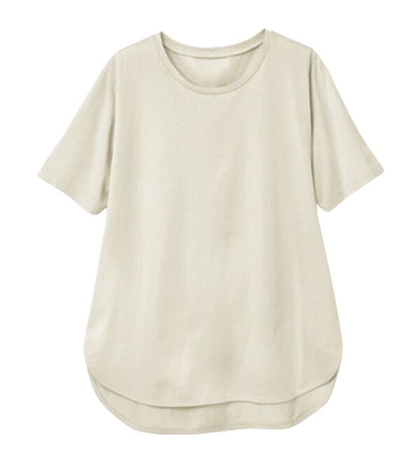 RANAN（ラナン）の「＜BC＞綿100％ひんやりラウンドヘムプルオーバー（カットソー）」｜詳細画像